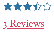 3 Reviews Text and Stars Image