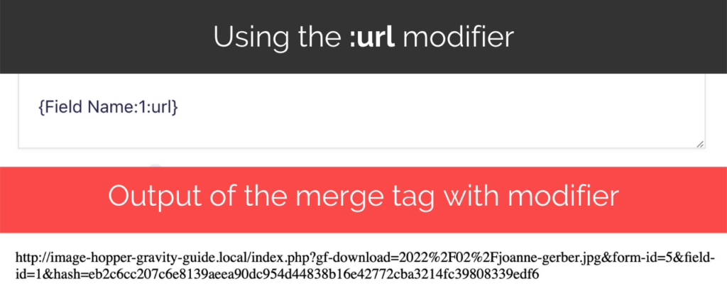Image Hopper merge tag URL modifier
